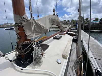 Steel Sailboat Flat-bottomed boat Skutsje Photo 19