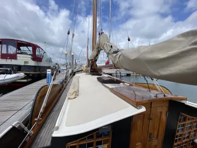 Steel Sailboat Flat-bottomed boat Skutsje Photo 25