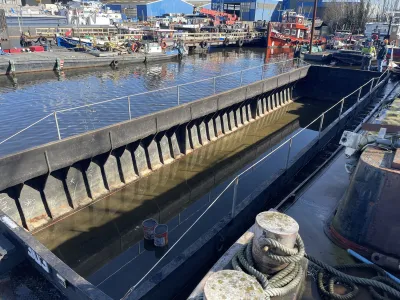 Steel Workboat Dry bulk cargo barge SB 303 Photo 15