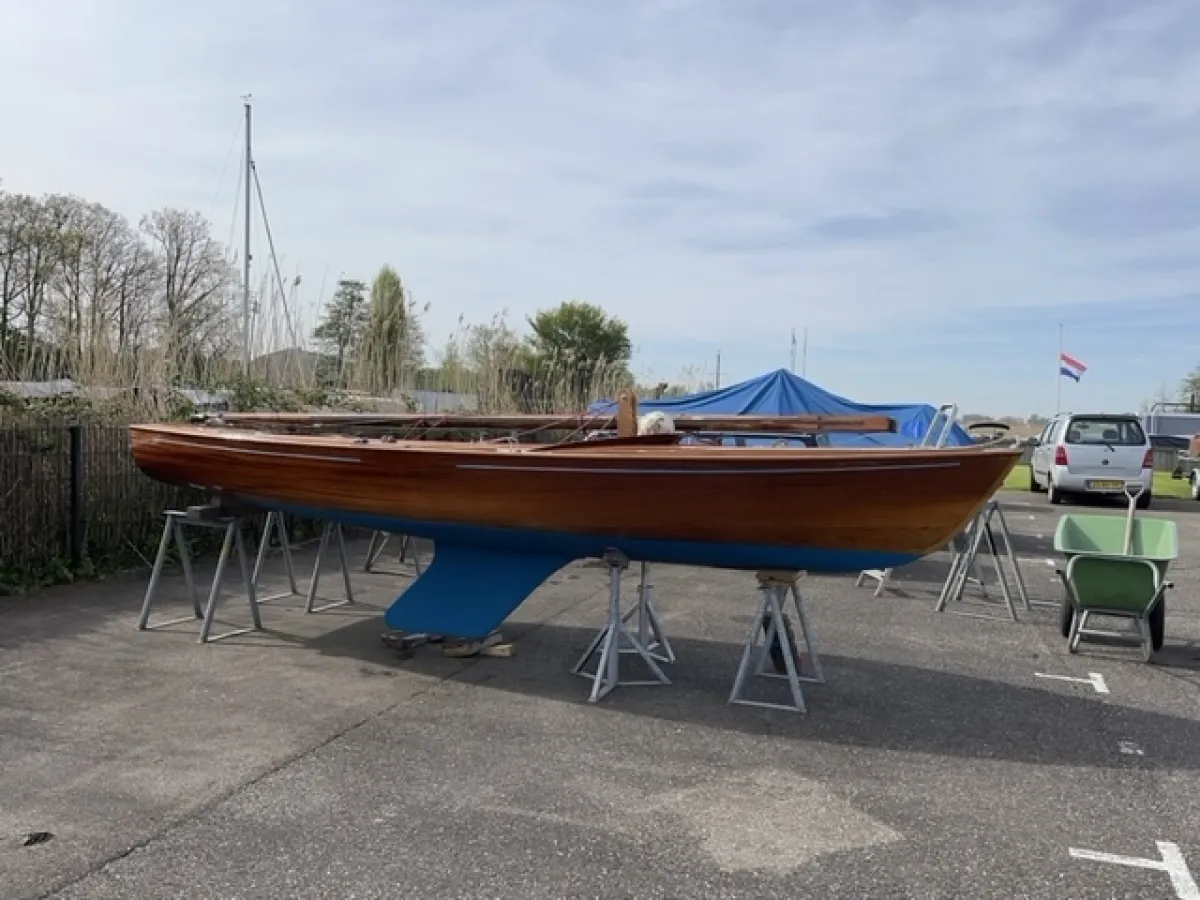 Wood Open zeilboot Vrijheid V1450