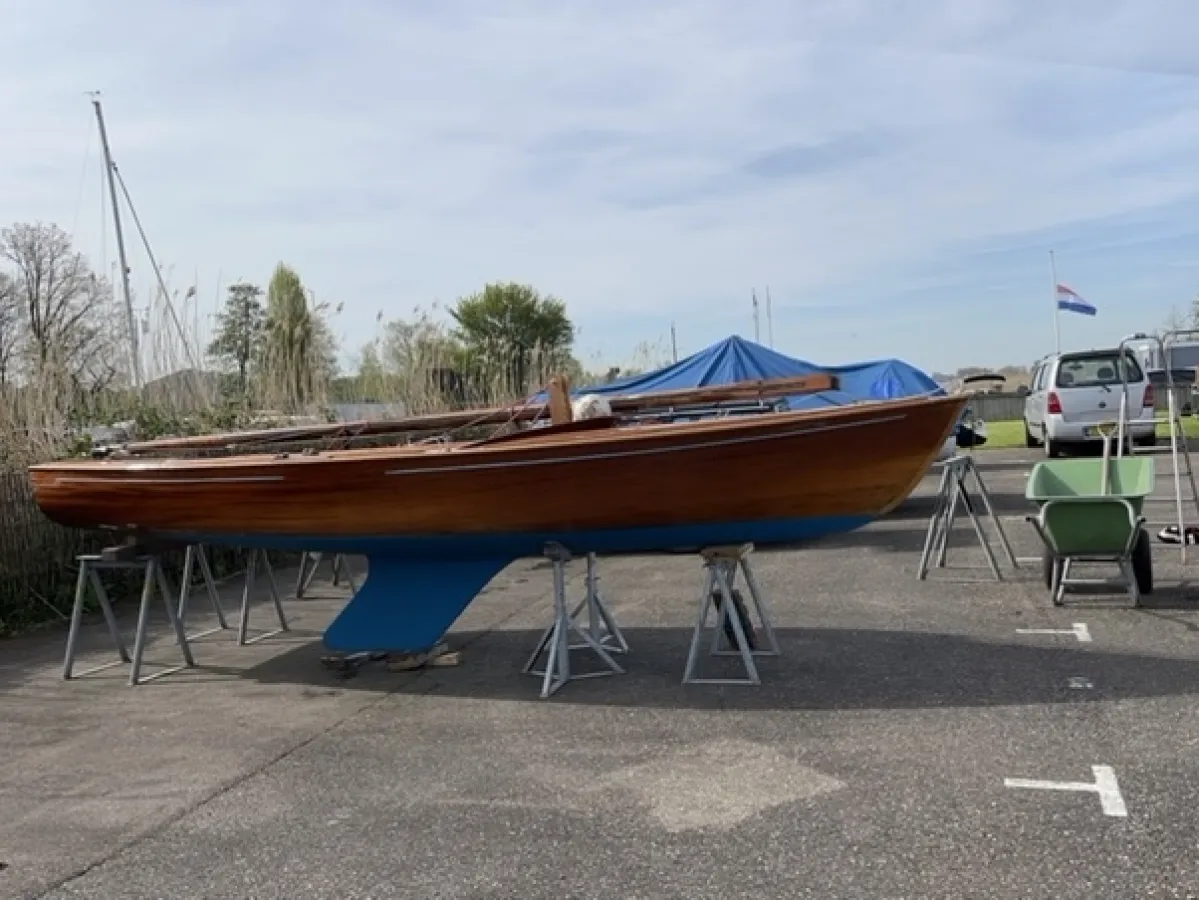 Wood Open zeilboot Vrijheid V1450