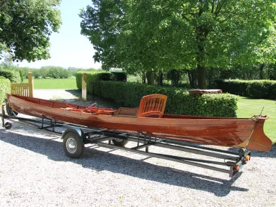 Wood Open motorboot Wherry Single Photo 2