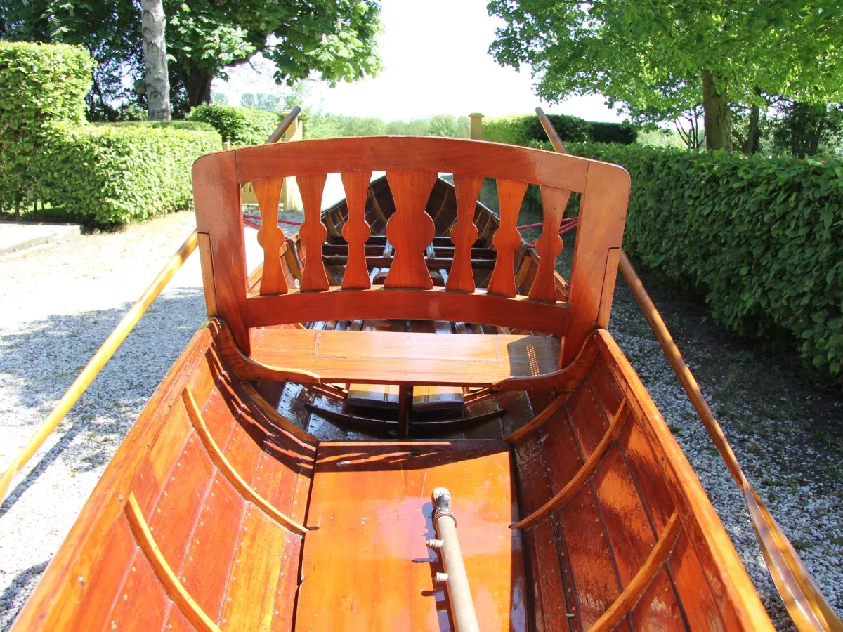 Wood Open motorboot Wherry Single