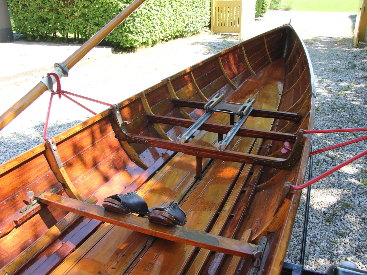 Wood Open motorboot Wherry Single