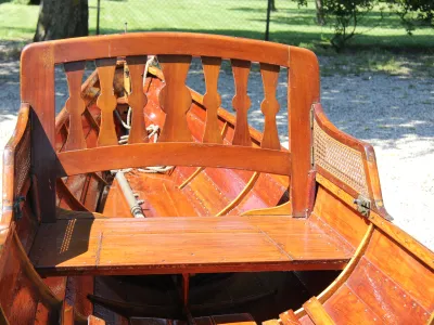 Wood Open motorboot Wherry Single Photo 11