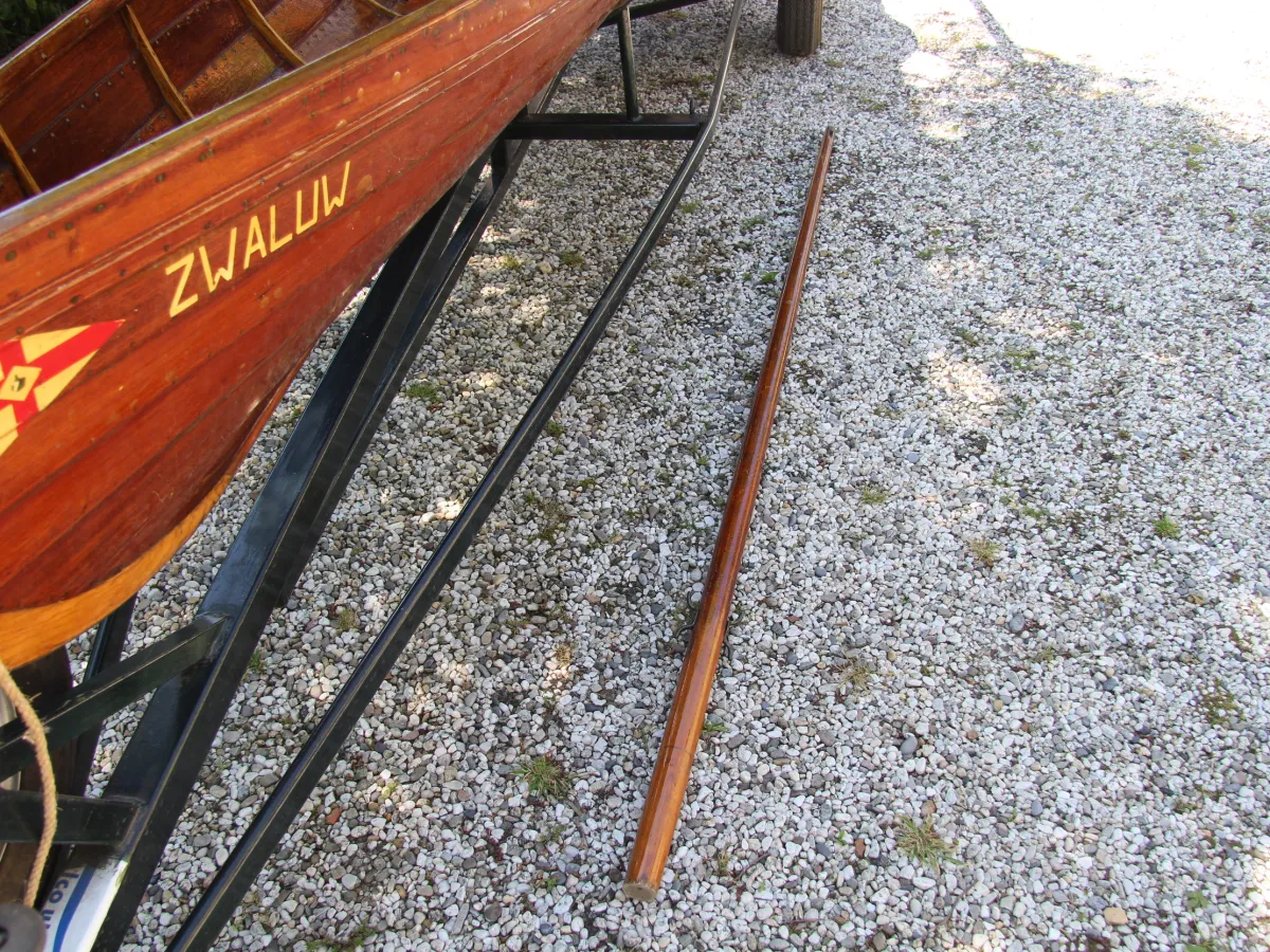 Wood Open motorboot Wherry Single