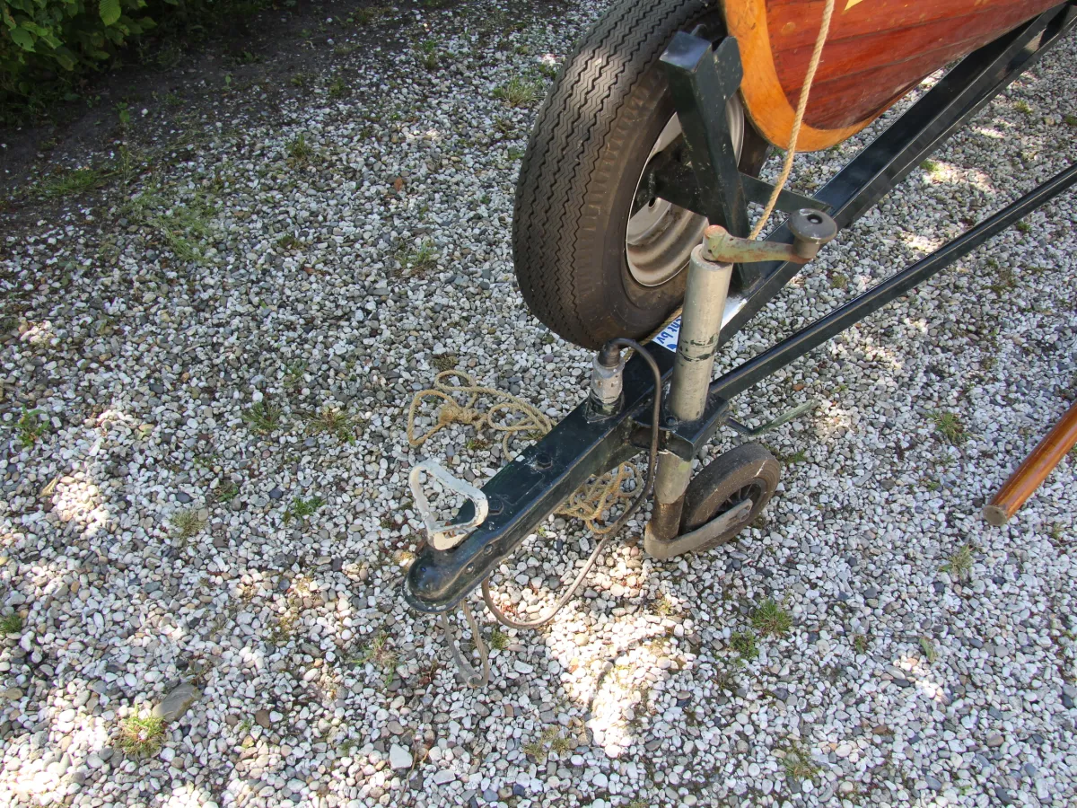 Wood Open motorboot Wherry Single