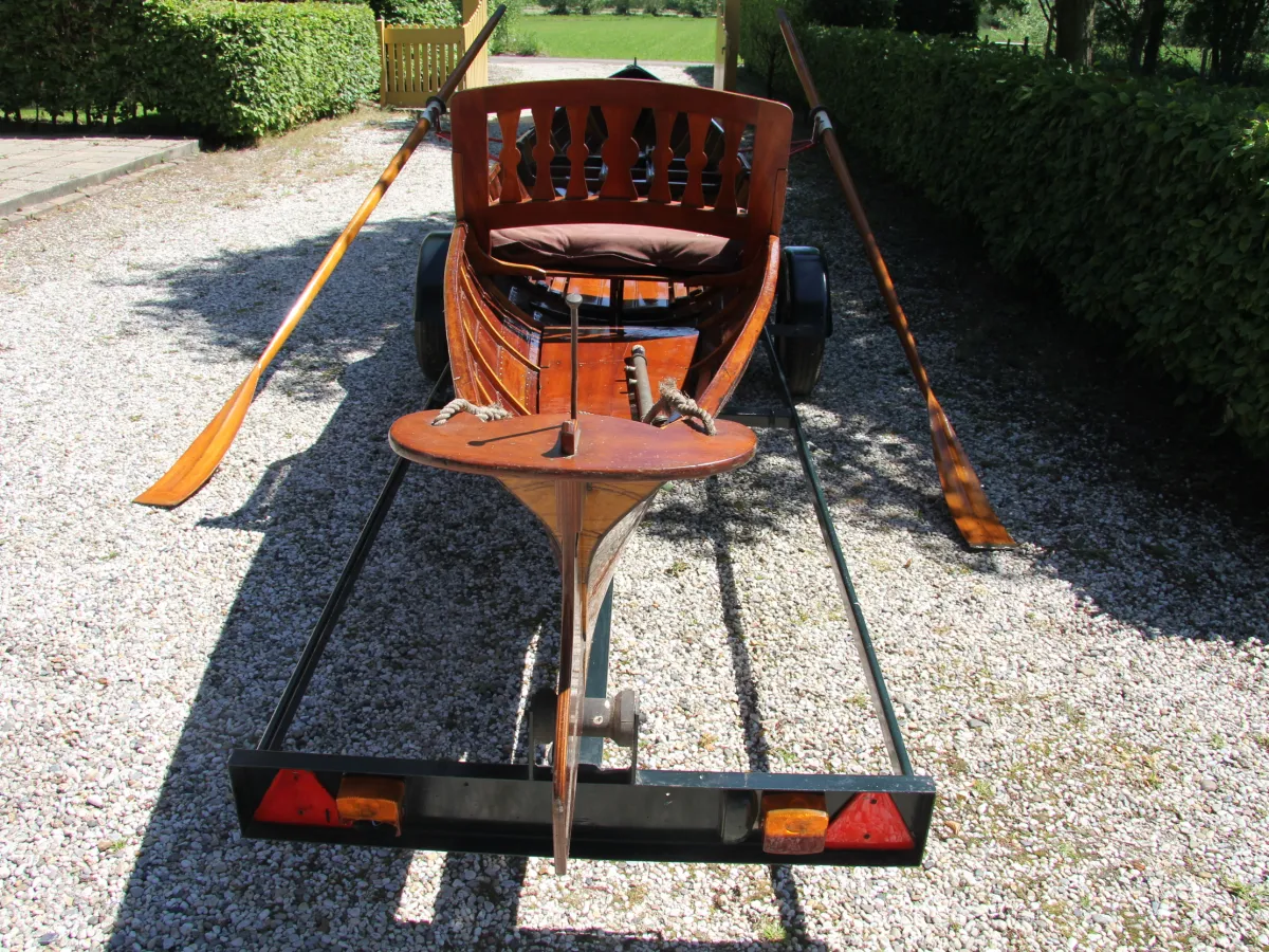 Wood Open motorboot Wherry Single