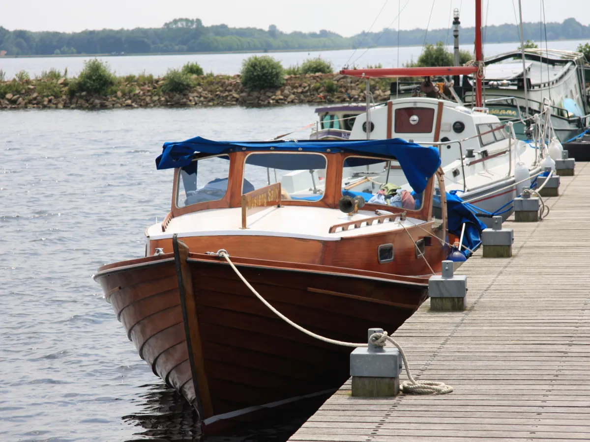 Wood Motorboat Hosjo Snekke Zweedse Klassieker