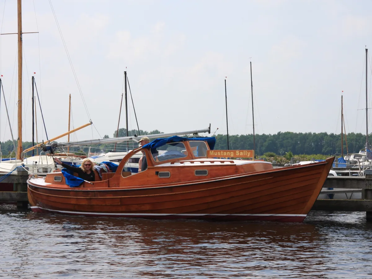 Wood Motorboat Hosjo Snekke Zweedse Klassieker