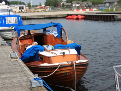 Wood Motorboat Hosjo Snekke Zweedse Klassieker Photo 3