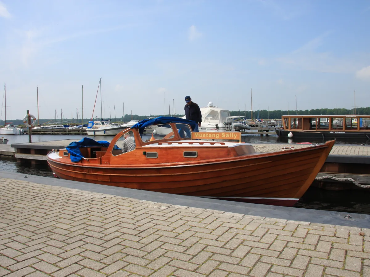 Wood Motorboat Hosjo Snekke Zweedse Klassieker