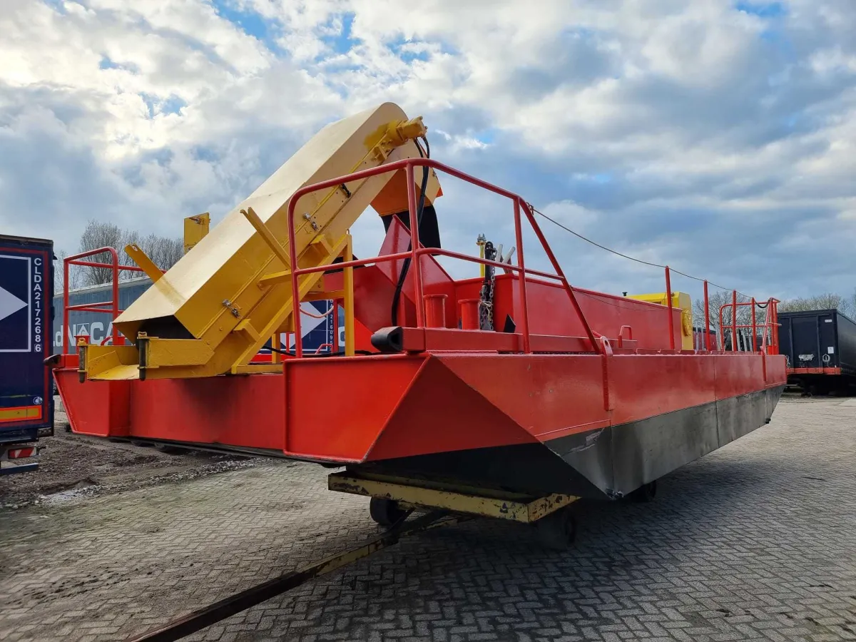 Steel Workboat Drijfvuil boat Water Cleaning