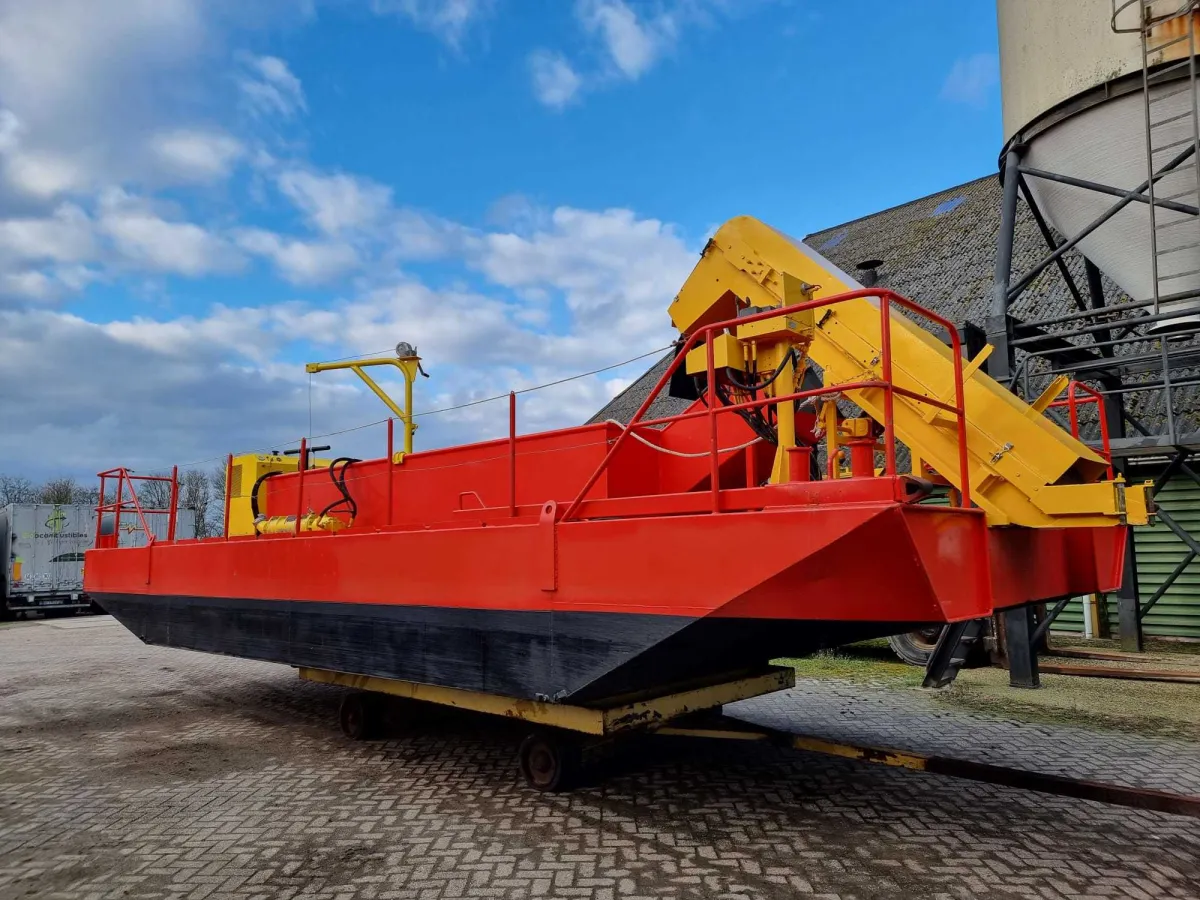 Steel Workboat Drijfvuil boat Water Cleaning