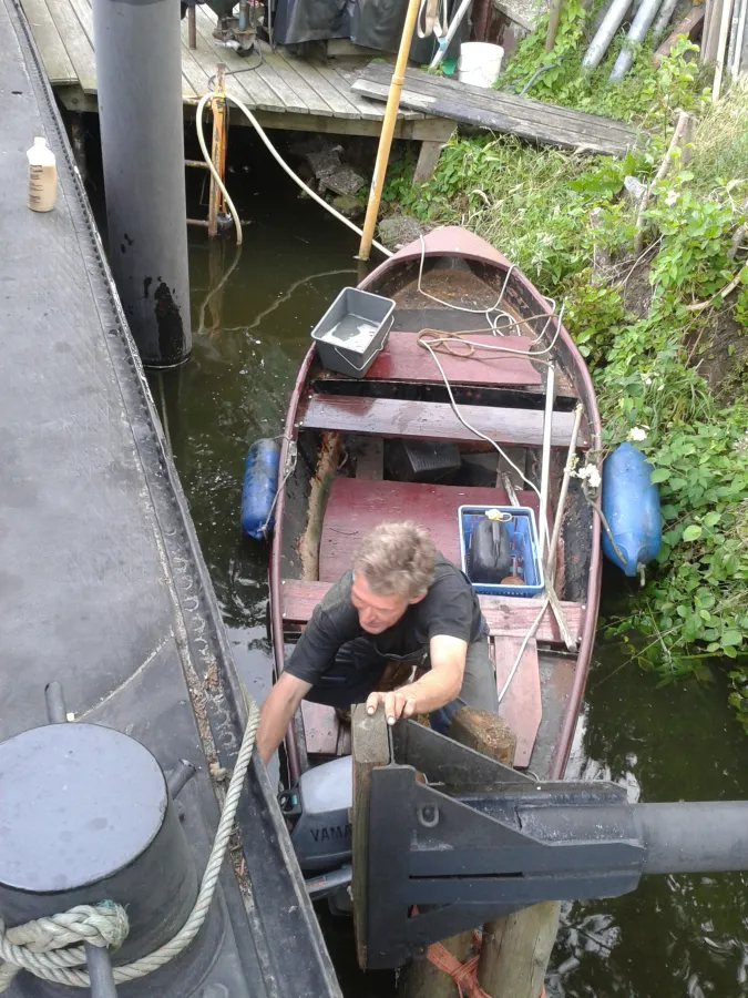 Steel Houseboat Stoombeurtschip 3618