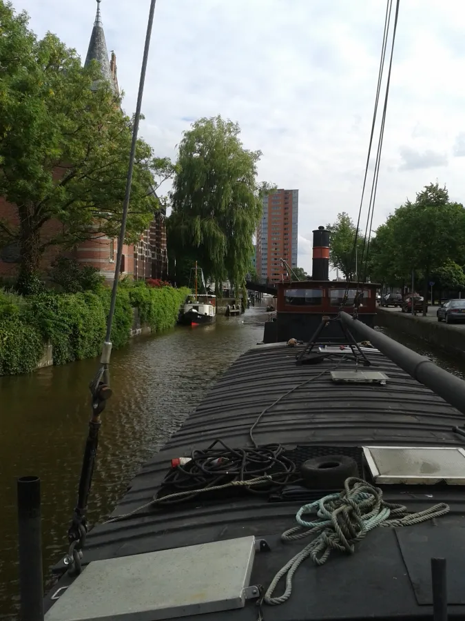 Steel Houseboat Stoombeurtschip 3618