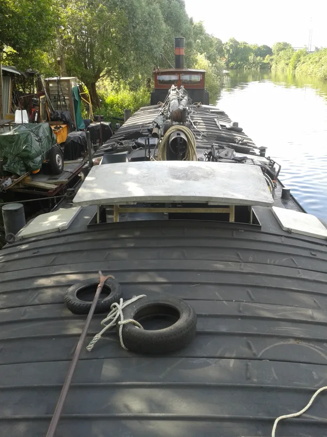 Steel Houseboat Stoombeurtschip 3618