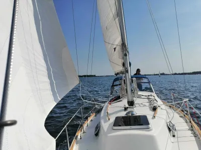 Polyester Sailboat Hallberg Rassy Monsun Photo 29