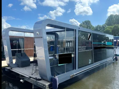 Aluminium Houseboat Perla E-vision 42 100% Electric Power, Aluminium Houseboat CE-D Photo 1