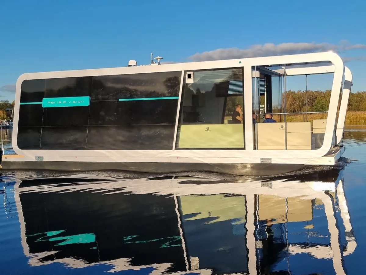 Aluminium Houseboat Perla E-vision 42 100% Electric Power, Aluminium Houseboat CE-D