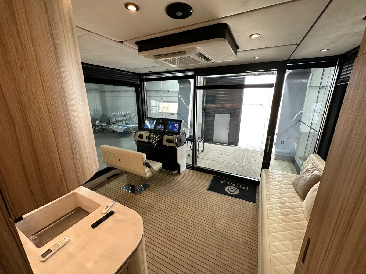 Aluminium Houseboat Perla E-vision 42 100% Electric Power, Aluminium Houseboat CE-D