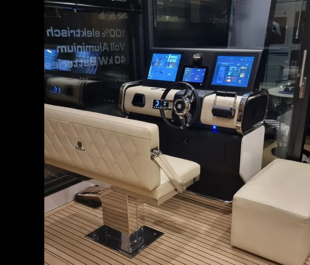 Aluminium Houseboat Perla E-vision 42 100% Electric Power, Aluminium Houseboat CE-D