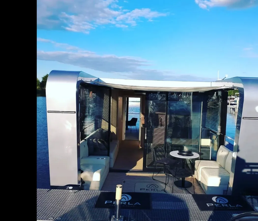 Aluminium Houseboat Perla E-vision 42 100% Electric Power, Aluminium Houseboat CE-D