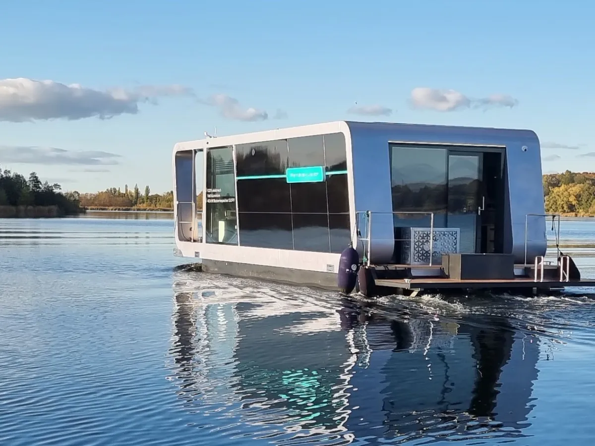 Aluminium Houseboat Perla E-vision 42 100% Electric Power, Aluminium Houseboat CE-D