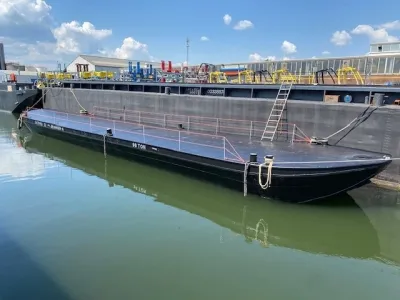 Steel Workboat Deck barge 2544 Photo 1