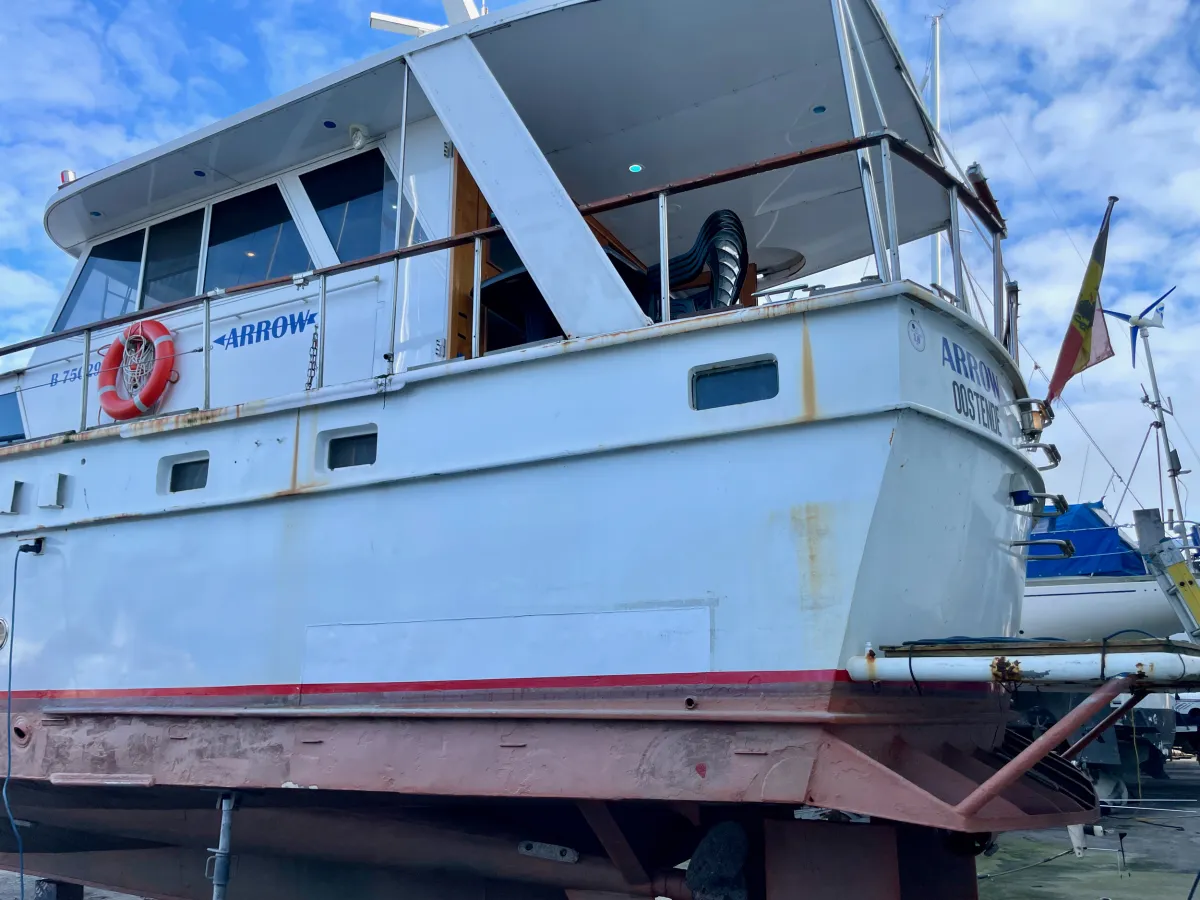 Steel Motorboat Motor yacht 1695