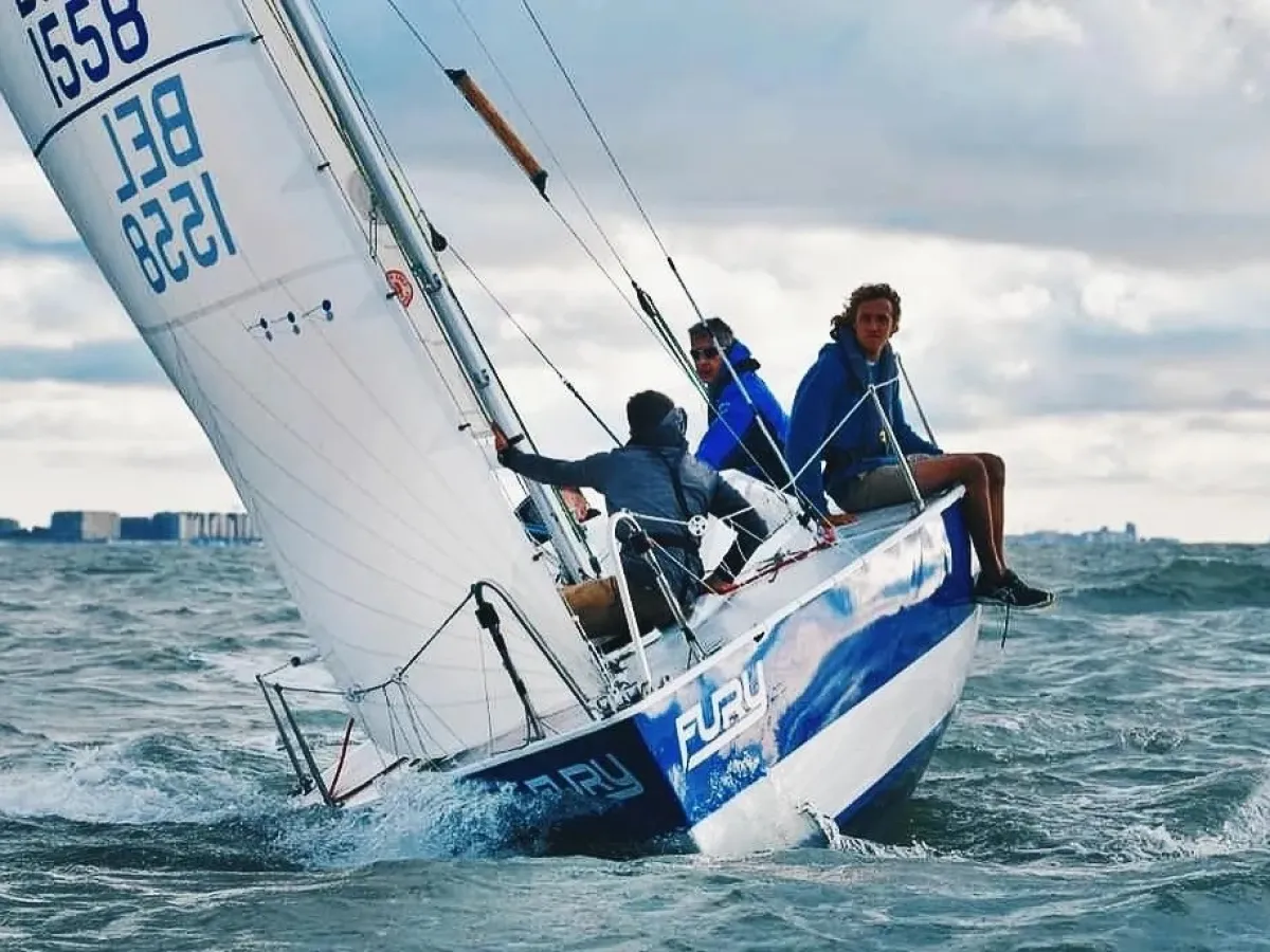 Polyester Sailboat Michel Joubert Quarter Ton Class